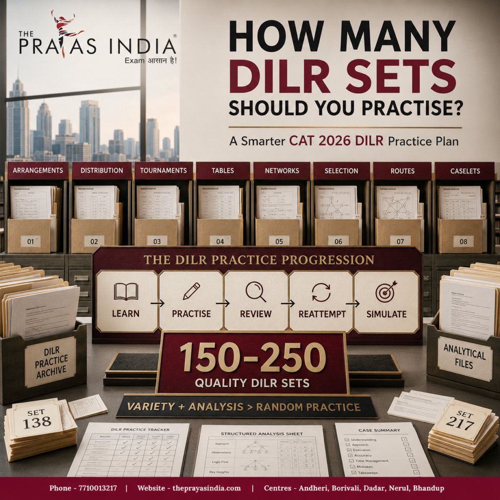 How Many DILR Sets Should You Practise Before CAT 2026 The Prayas India
