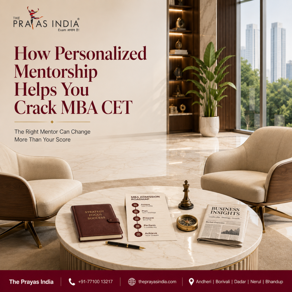 How Personalized Mentorship Helps You Crack MBA CET