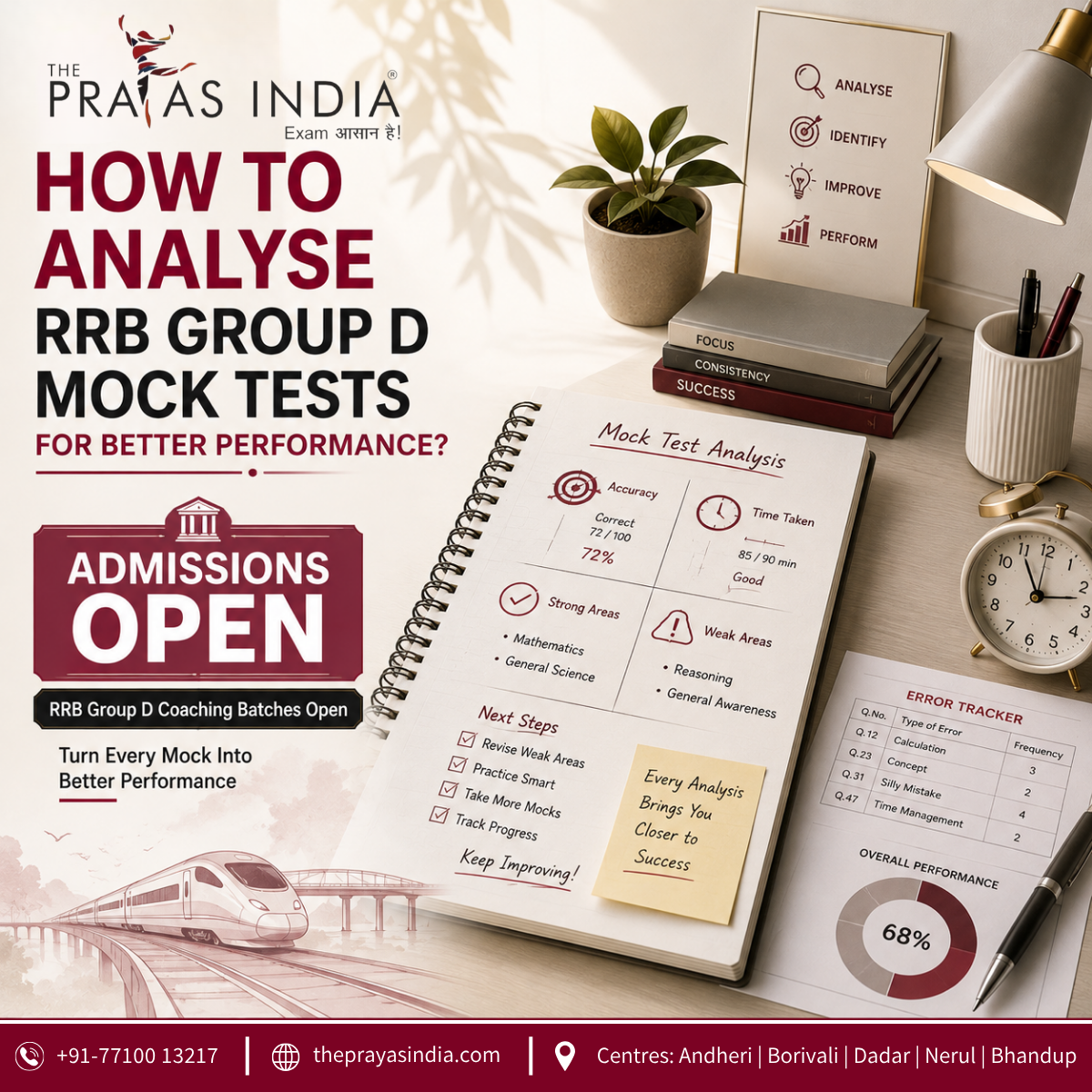 How to Analyse RRB Group D Mock Tests for Better Performance?