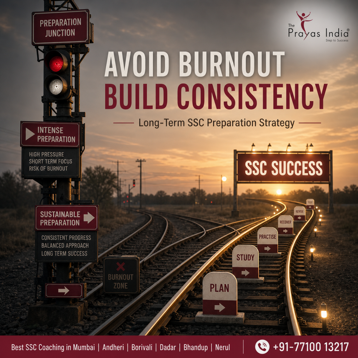 How to Avoid Burnout During Long-Term SSC Exam Preparation