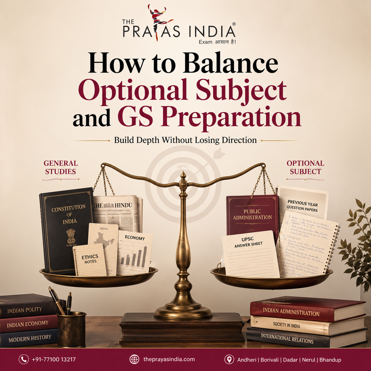 How to Balance Optional Subject and GS Preparation