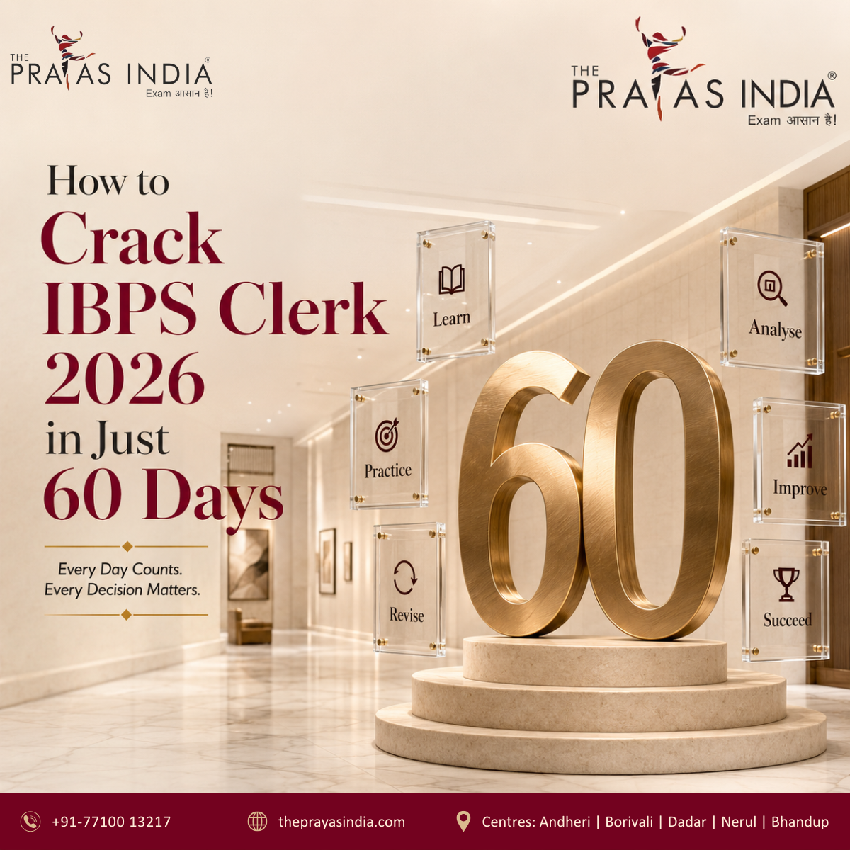 How to Crack IBPS Clerk 2026 in Just 60 Days