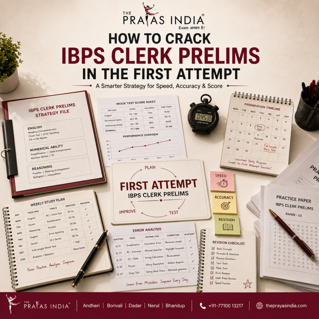 How to Crack IBPS Clerk Prelims in First Attempt