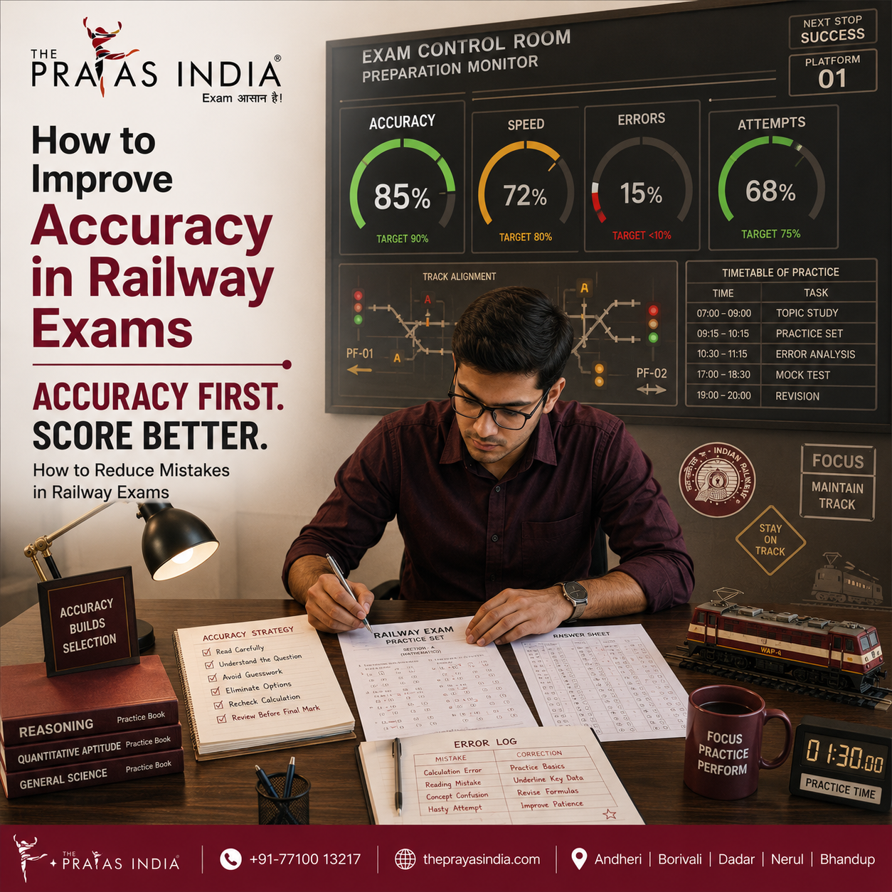 How to Improve Accuracy in Railway Exams
