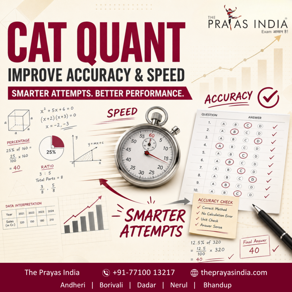 How to Improve CAT Quant Accuracy and Speed The Prayas India Join Now