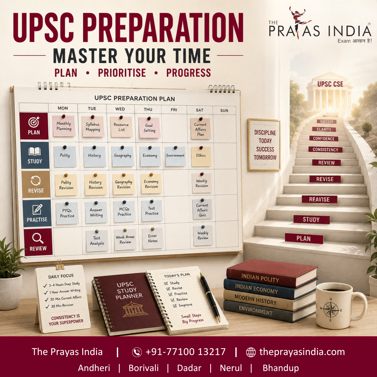 How to Manage Time During UPSC Preparation