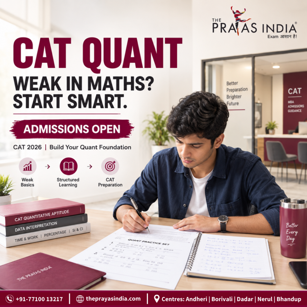 How to Prepare CAT Quant if Your Maths Basics Are Weak?