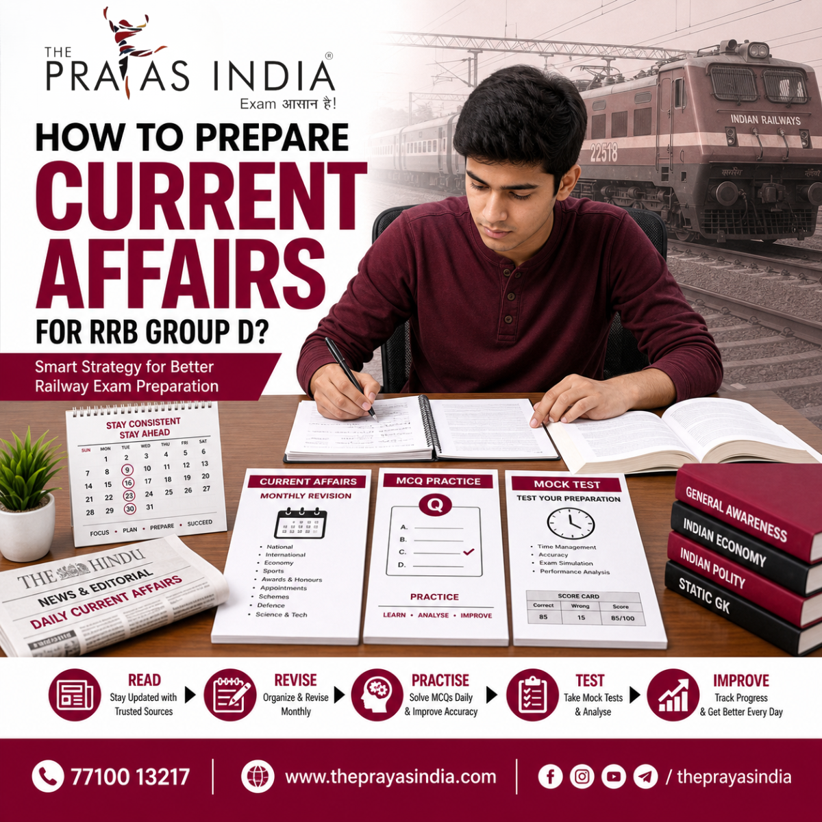 How to Prepare Current Affairs for RRB Group D