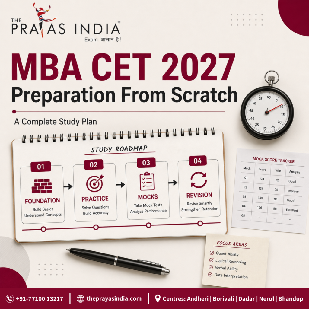 How to Prepare for MBA CET 2027 from Scratch