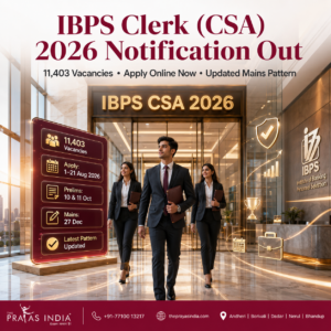 IBPS Clerk (CSA) 2026 Notification Out