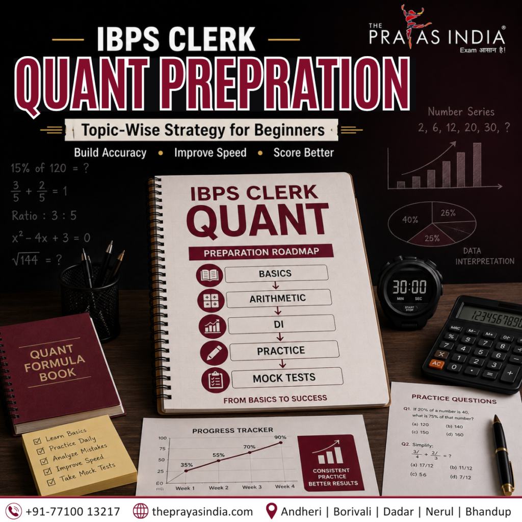 IBPS Clerk Quantitative Aptitude Preparation The Prayas India Join Now