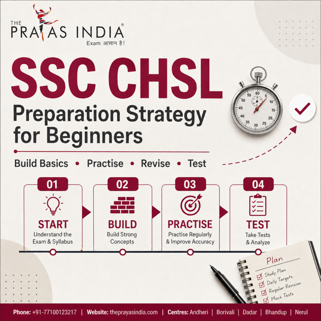 SSC CHSL Preparation Strategy for Beginners The Prayas India