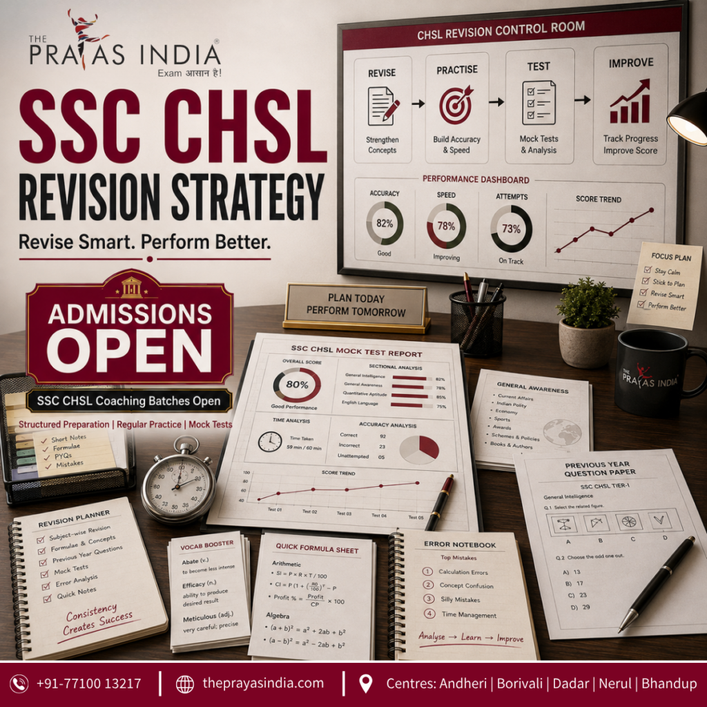 SSC CHSL Revision Strategy