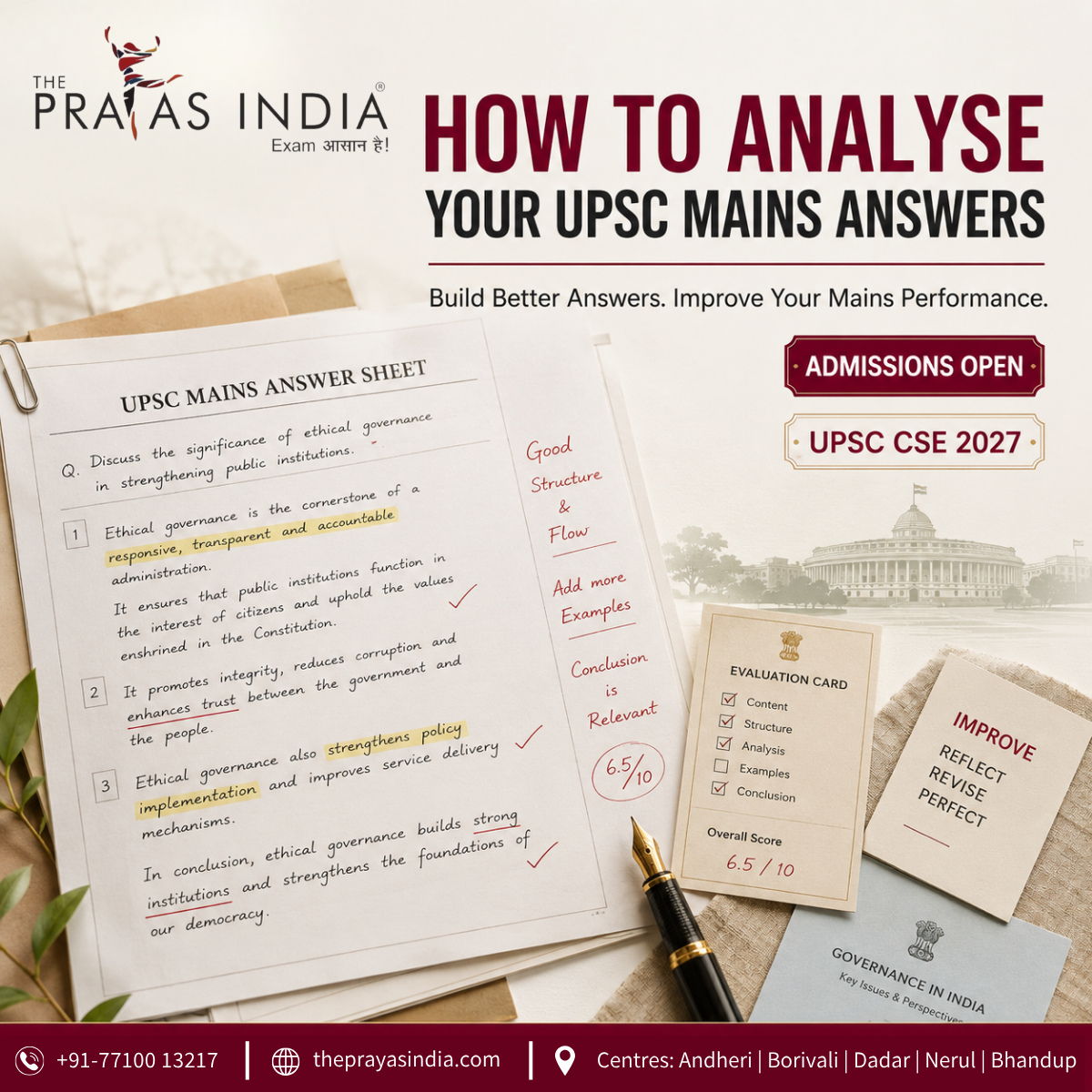 UPSC Mains Answer Writing Strategy