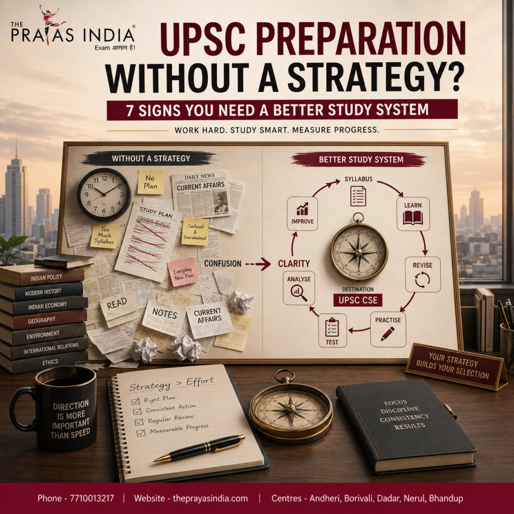 UPSC Preparation Without a Strategy The Prayas India