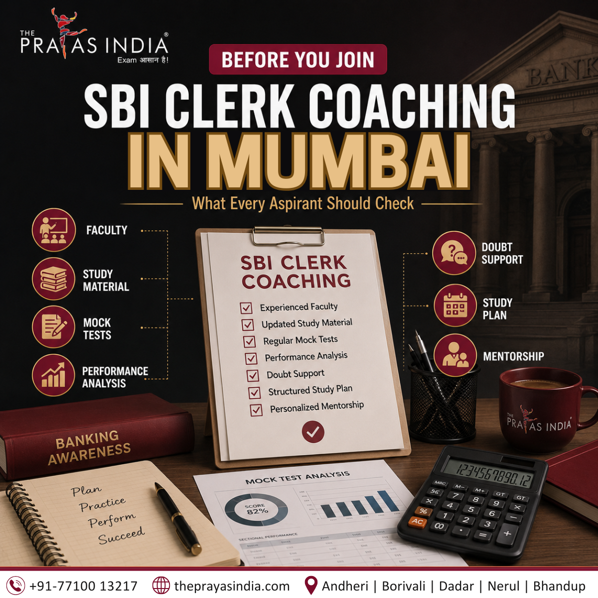 What to Look for Before Joining SBI Clerk Coaching in Mumbai