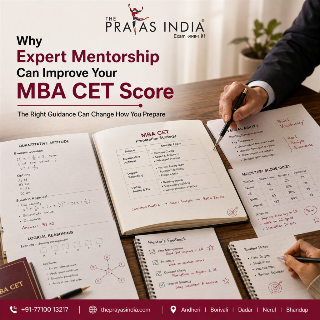 Why Expert Mentorship Can Improve Your MBA CET Score