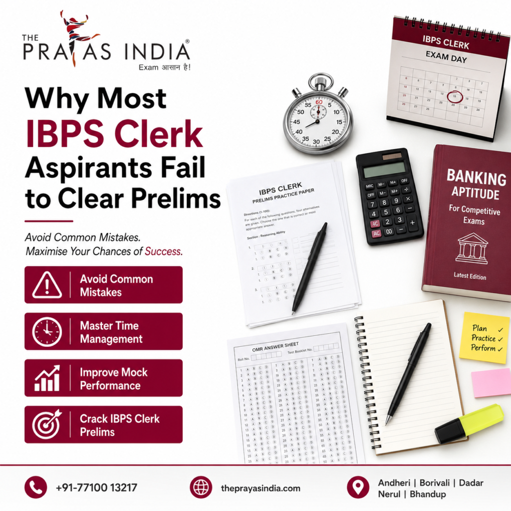 Why Most IBPS Clerk Aspirants Fail to Clear Prelims