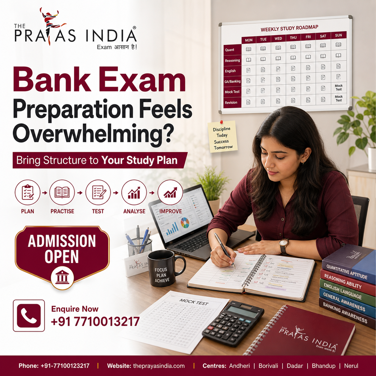 Bank Exam Preparation: How to Bring Structure to Study Plan