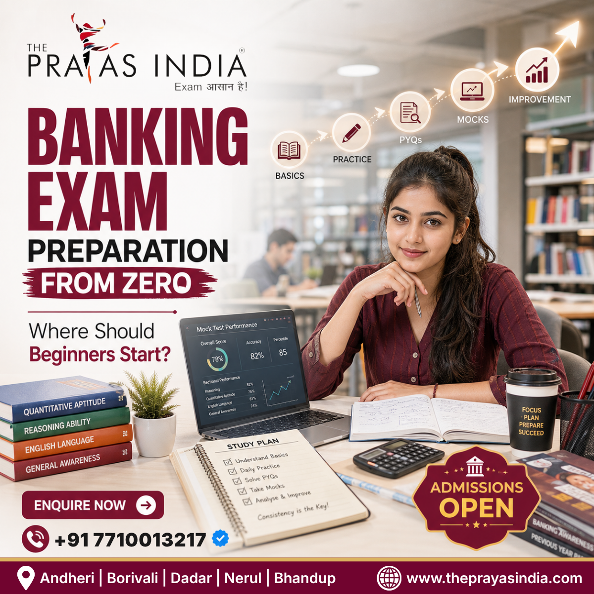 Banking Exam Preparation from Zero