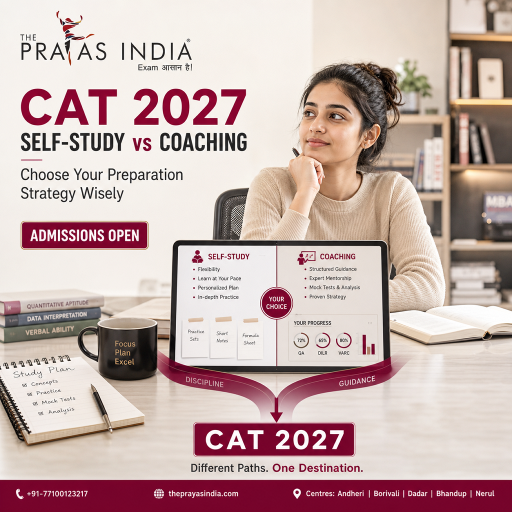 CAT 2027 Self-Study vs Coaching