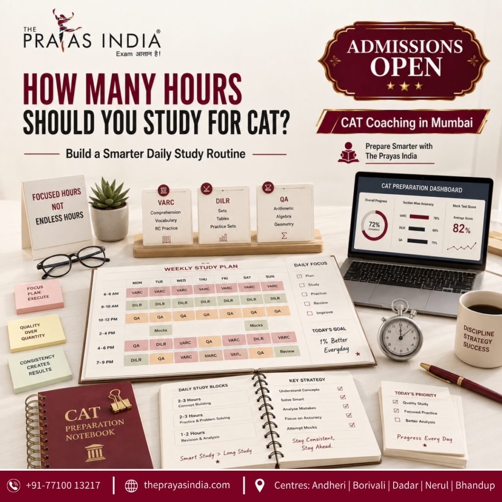 How Many Hours to Study for CAT Daily?