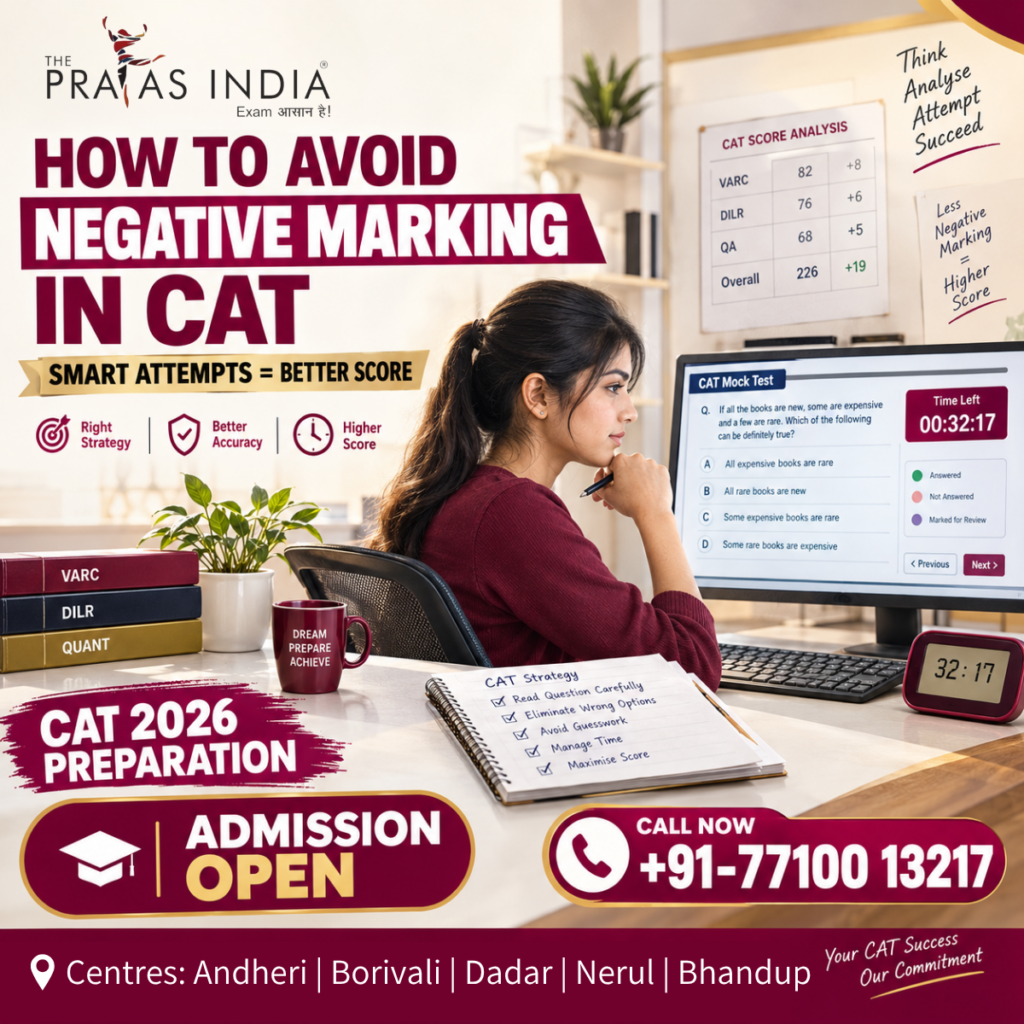 How to Avoid Negative Marking in CAT