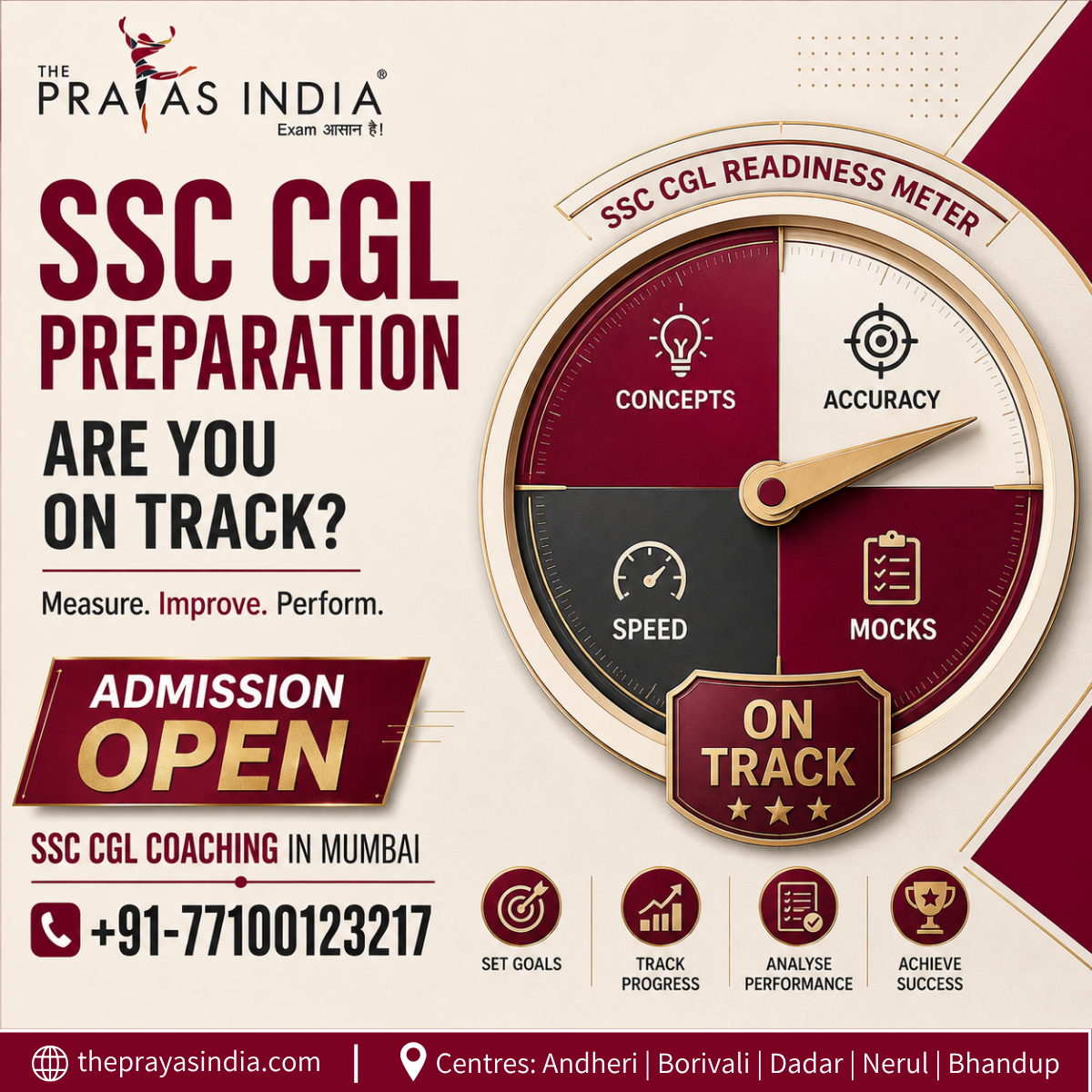 How to Know If Your SSC CGL Preparation Is on Track