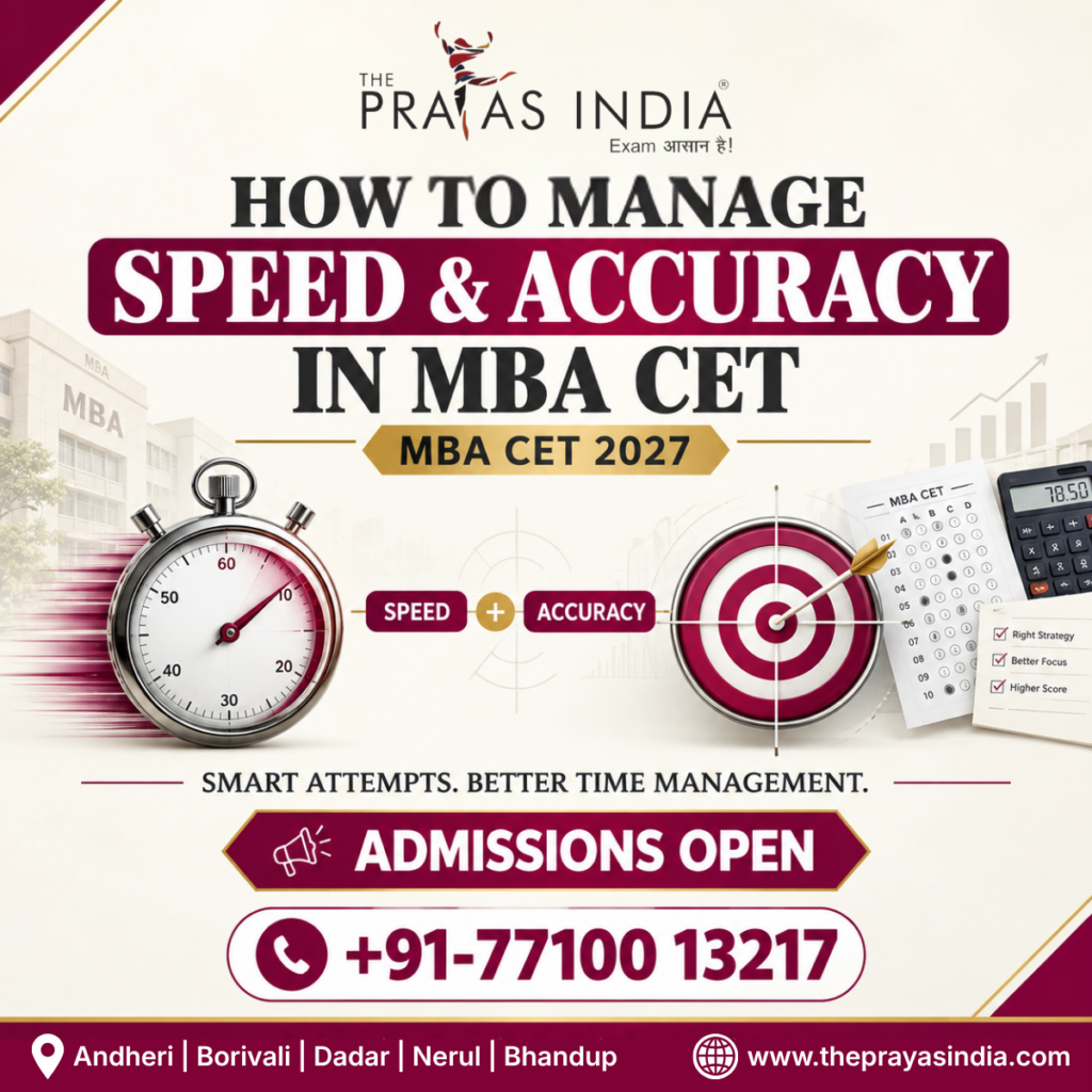 How to Manage Speed and Accuracy in MBA CET