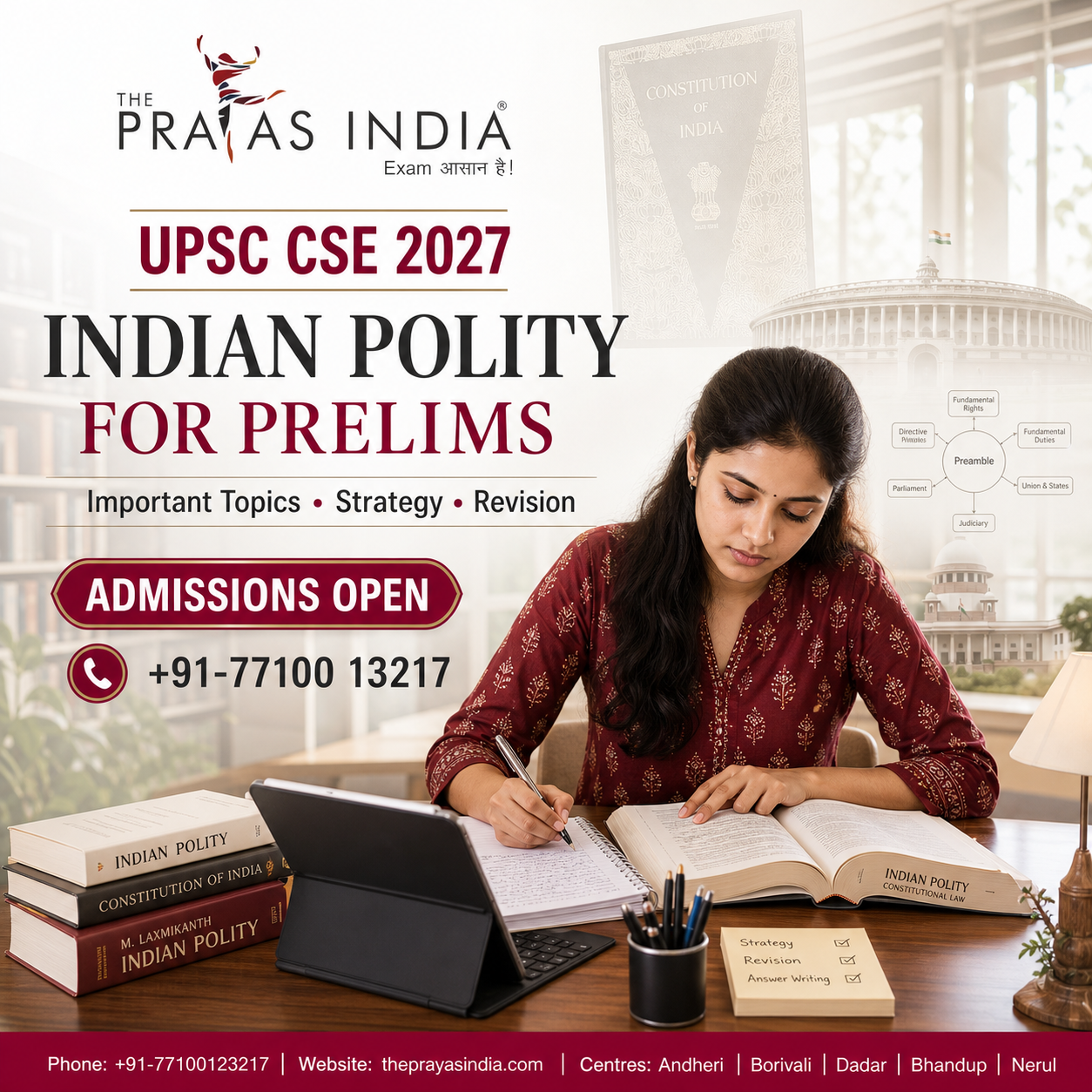 How to Prepare Indian Polity for UPSC Prelims 2027
