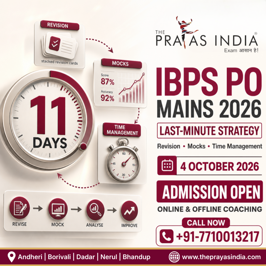 IBPS PO Mains 2026 Last-Minute Strategy