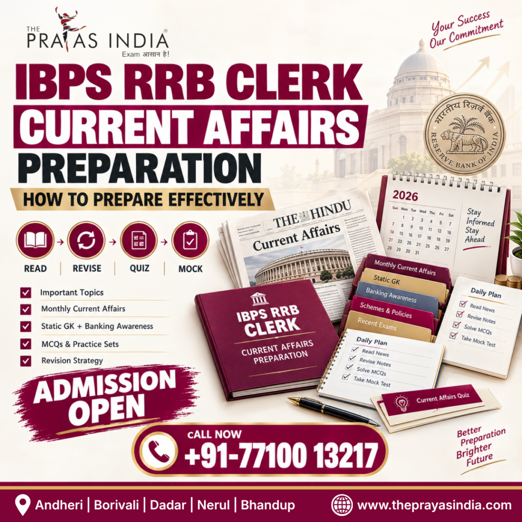 IBPS RRB Clerk Current Affairs Preparation