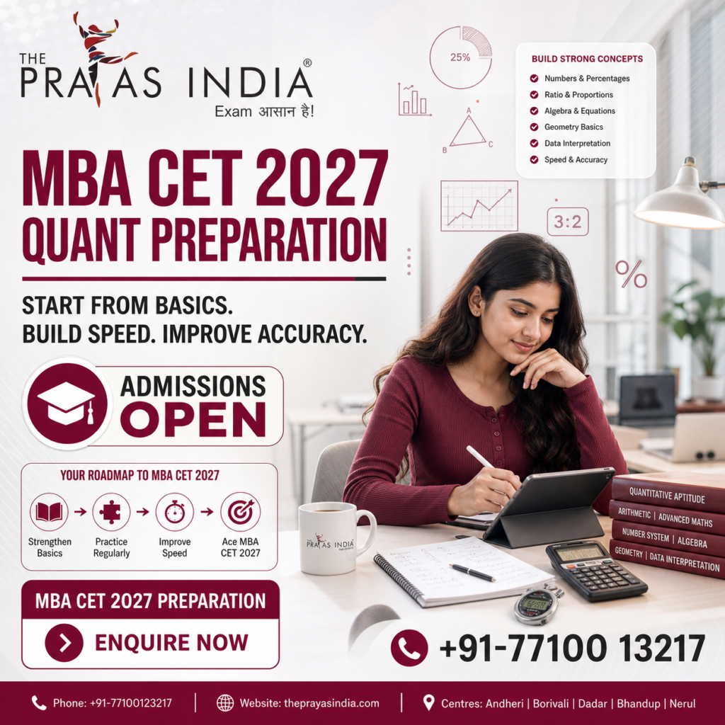 MBA CET 2027 Quant Preparation from Basics