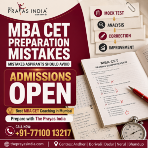 MBA CET Preparation Mistakes That Aspirants Should Avoid