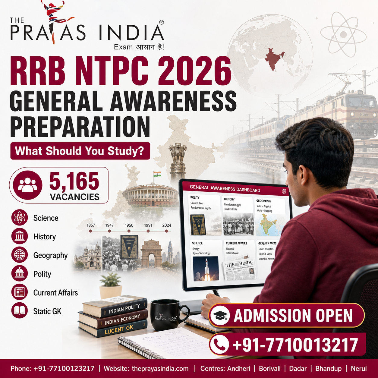 RRB NTPC General Awareness Preparation 2026