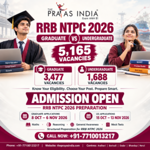 RRB NTPC Graduate vs Undergraduate 2026