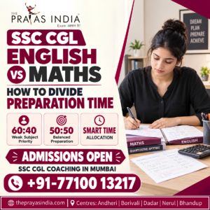 SSC CGL English vs Maths: How to Divide Preparation Time