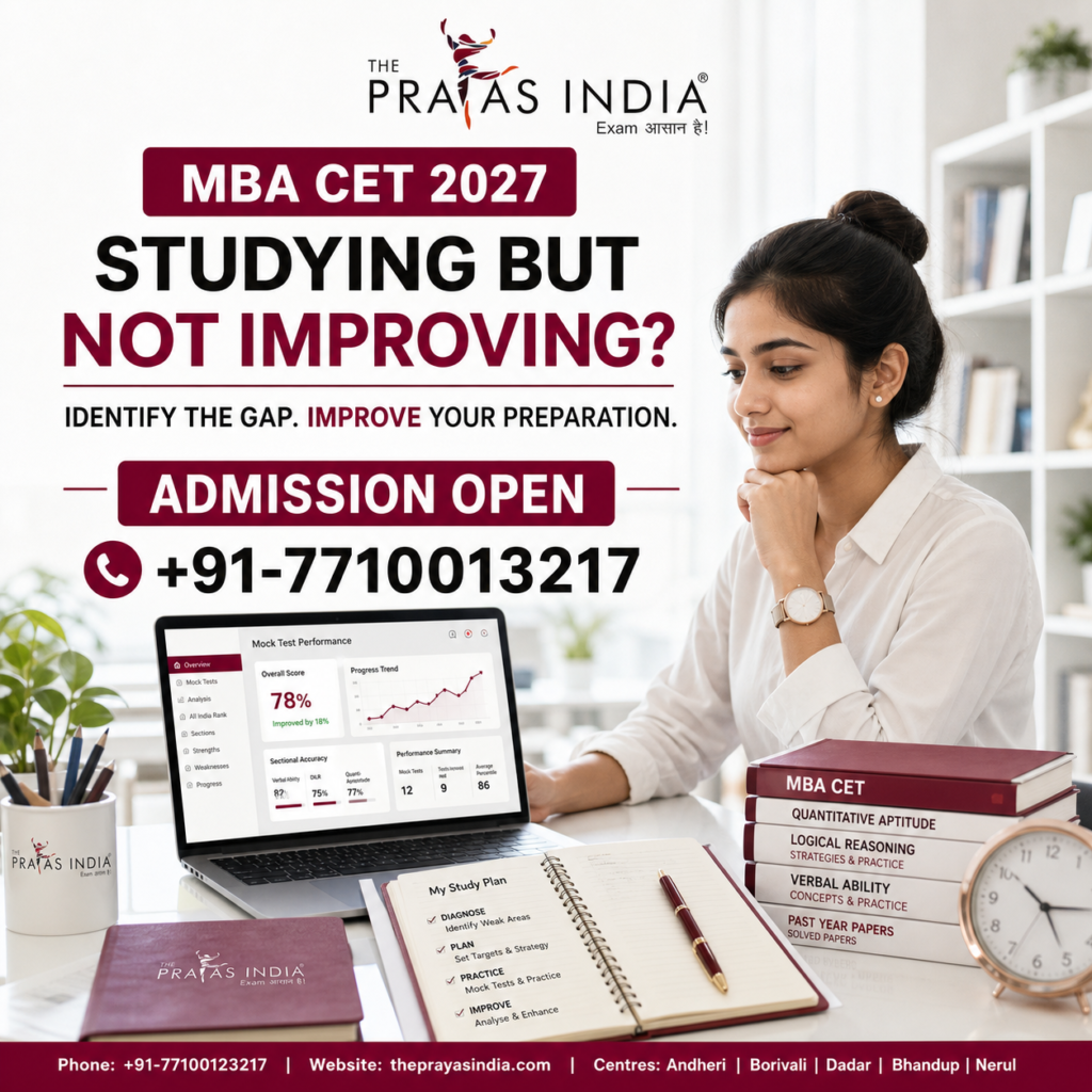 Studying for MBA CET 2027 but Not Improving?