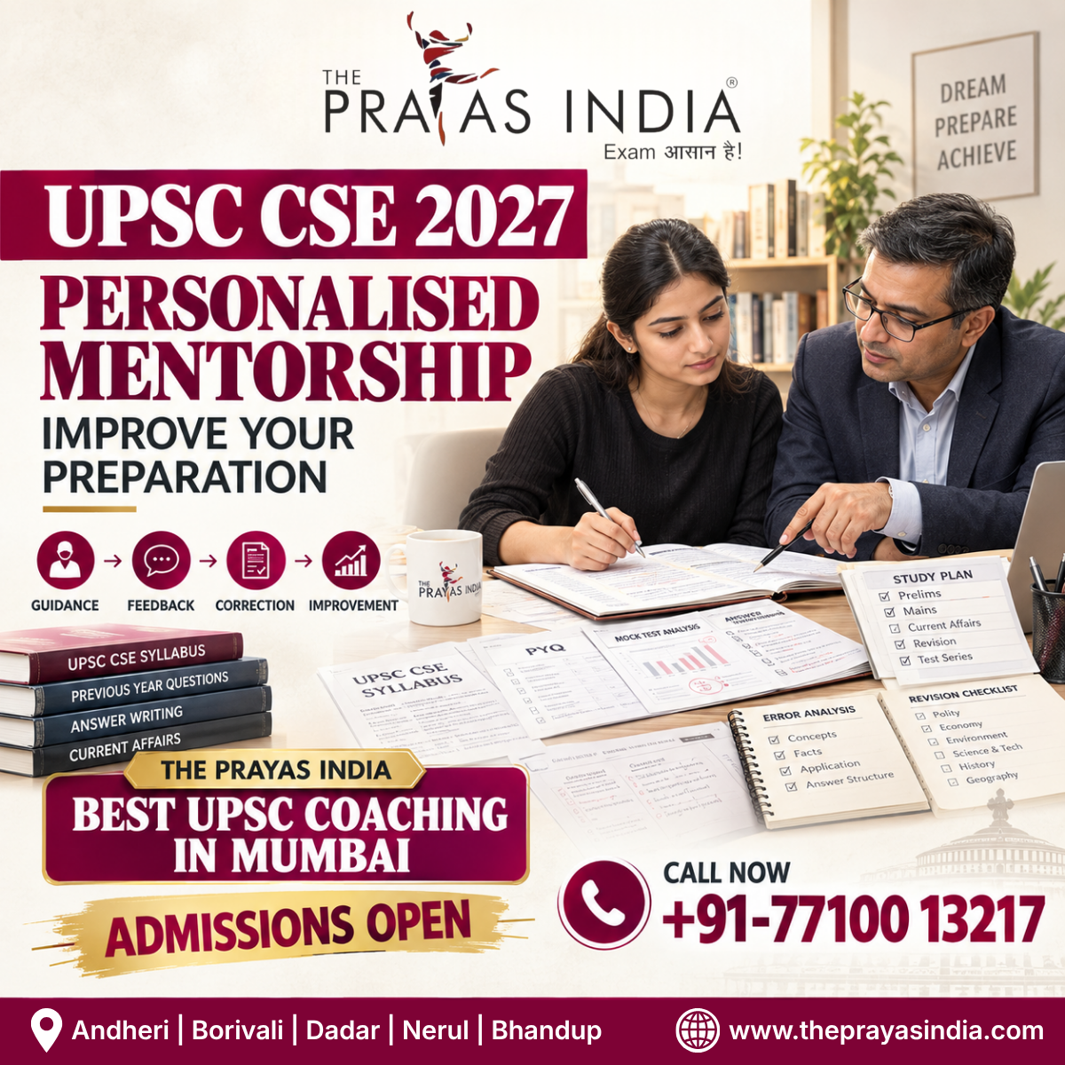 UPSC CSE 2027 Mentorship