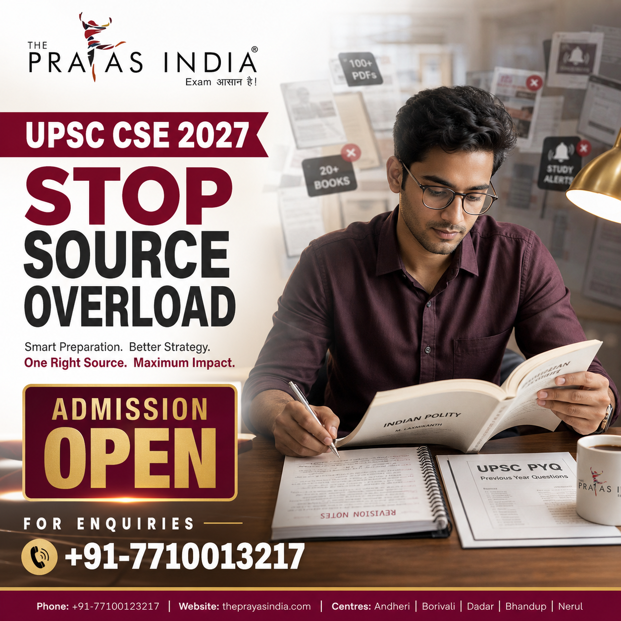 UPSC CSE 2027 Preparation Overload