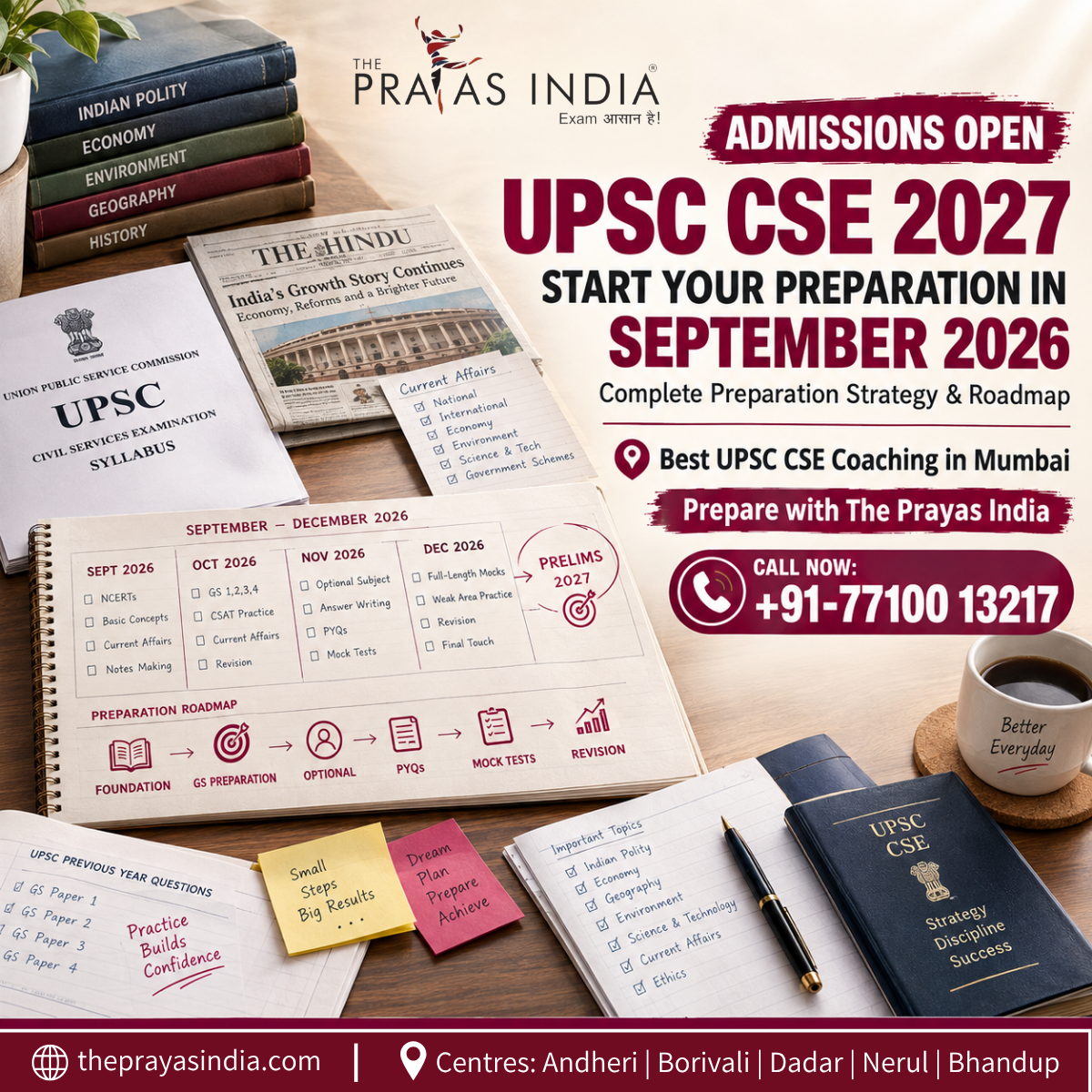 UPSC CSE 2027 Preparation Strategy