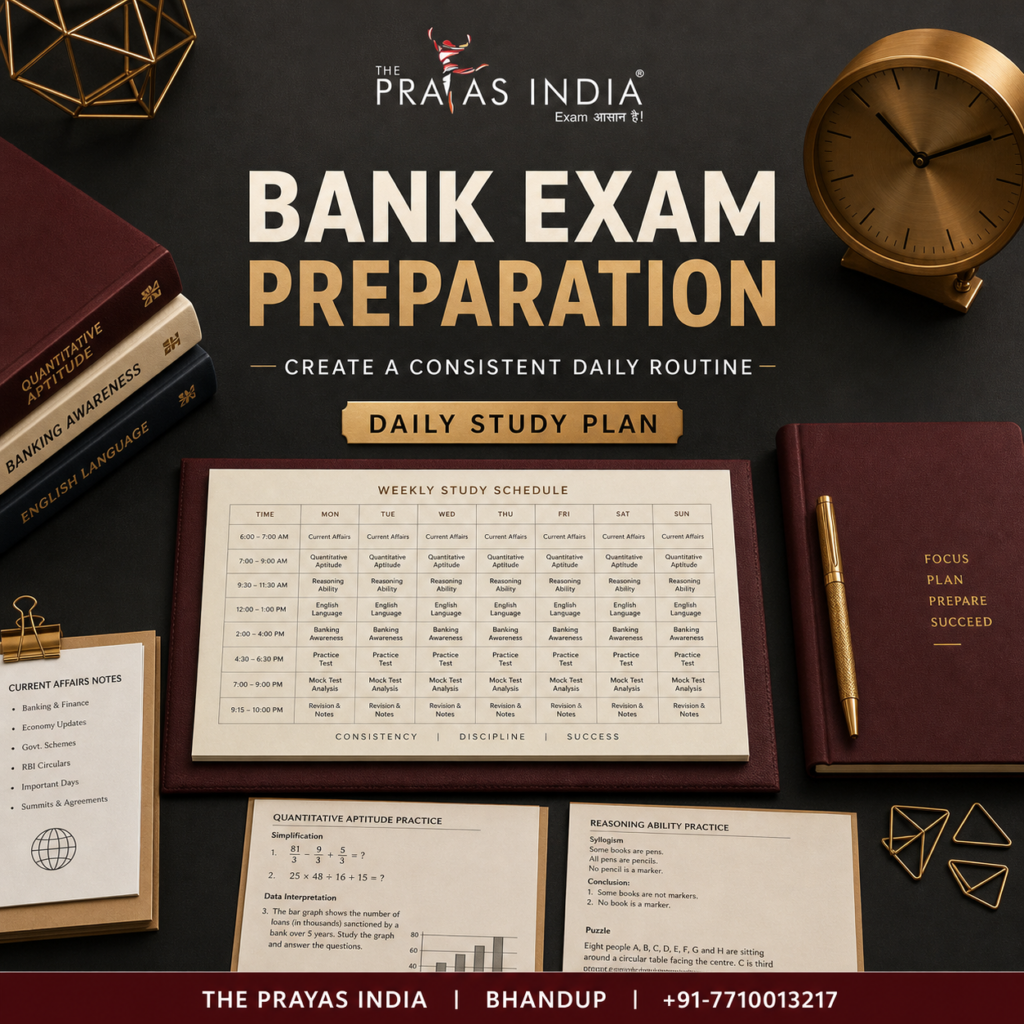 Bank Exam Preparation Daily Routine
