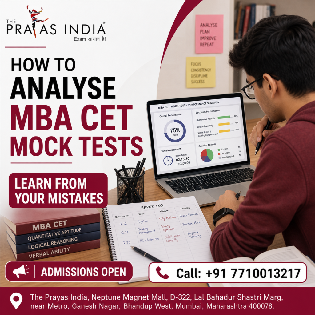 How to Analyse MBA CET Mock Tests and Learn from Mistakes