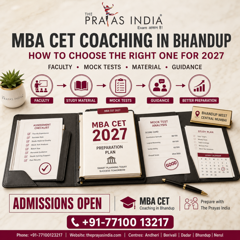 How to Choose the Right MBA CET Coaching in Bhandup for 2027