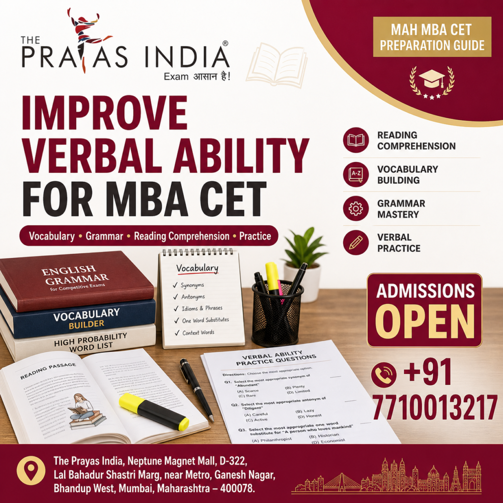 How to Improve Verbal Ability for MBA CET