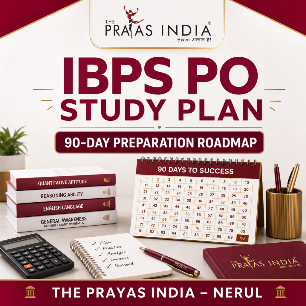 IBPS PO Study Plan for 3 Months