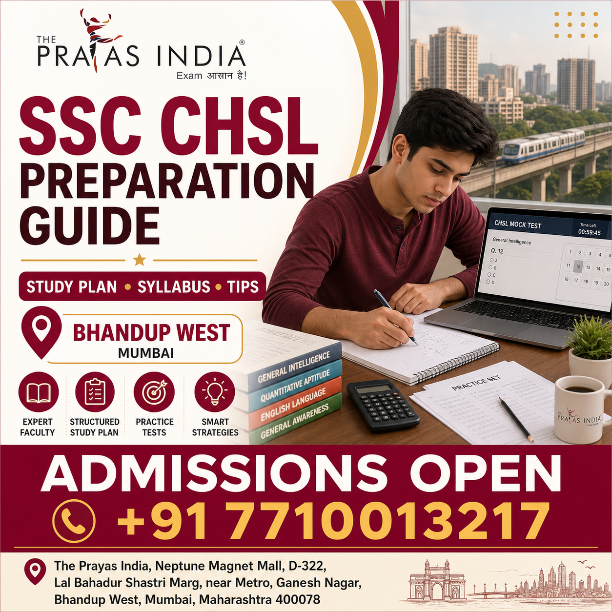 SSC CHSL Preparation Guide in Bhandup