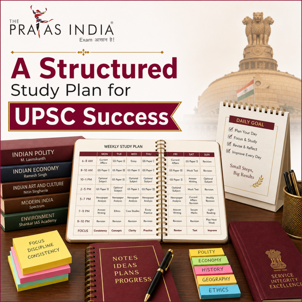 Why Is a Structured Study Plan Important for UPSC Aspirants